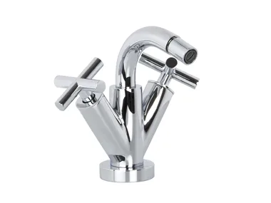 MAXIMA F5312W - Countertop 1 hole bidet tap with swivel spout _ FIMA Carlo Frattini